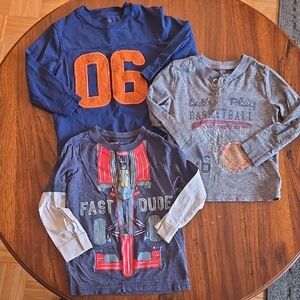 Cherokee Kids Long Sleeve Tees - Set Of 3 3T